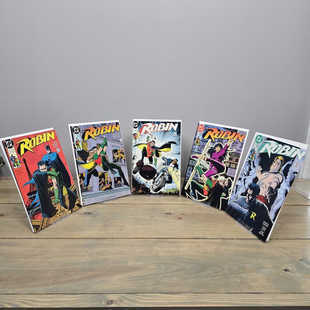 Robin #1-5 full run with Poster attached. High Grade